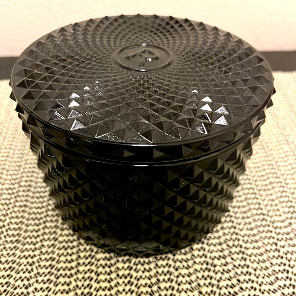 Other - Black veviter scented 3-wick candle spiked decor light new 16.5oz designer